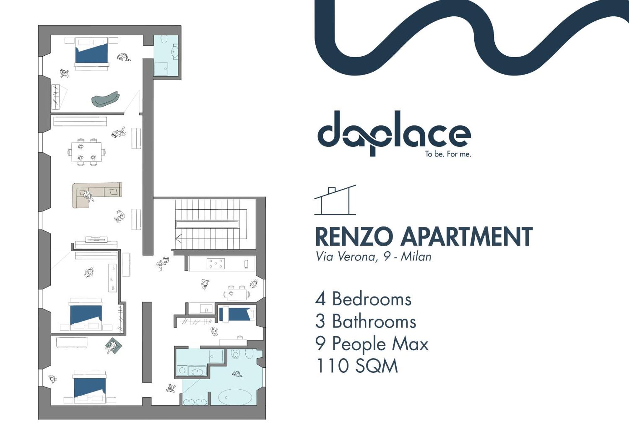 Daplace - Renzo Apartment Milaan Buitenkant foto